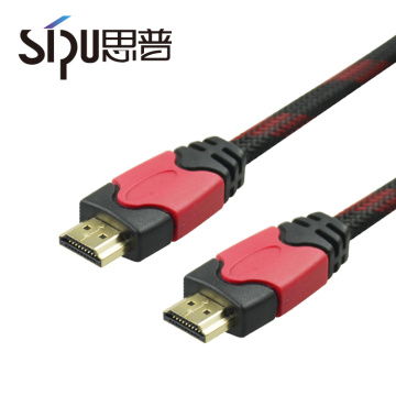 SIPU de alta velocidad 1.4v 4k ordenador video audio de nylon tv hdmi cable con ethernet
